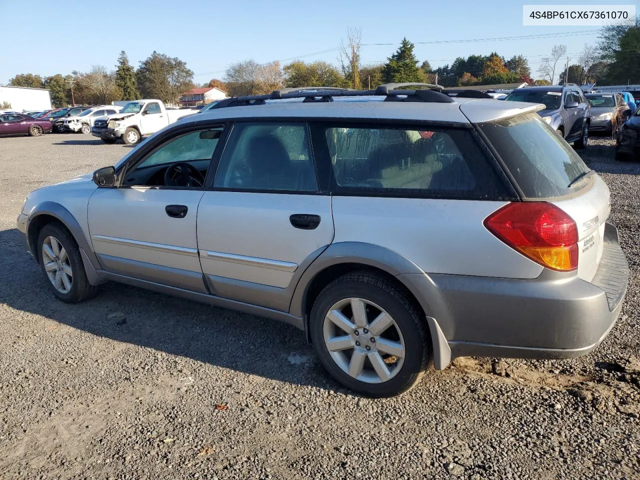 2006 Subaru Legacy Outback 2.5I VIN: 4S4BP61CX67361070 Lot: 77946394