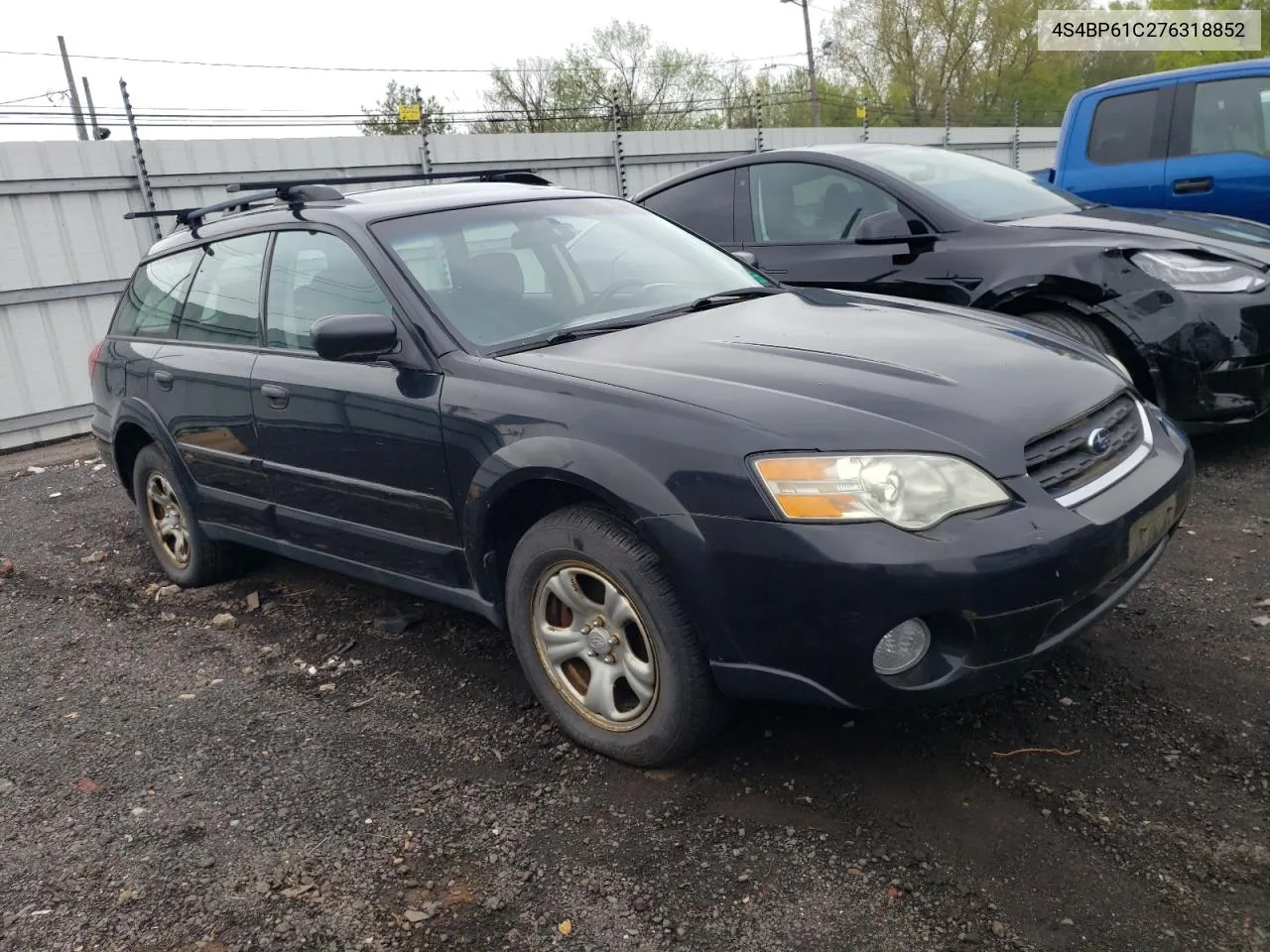 2007 Subaru Outback Outback 2.5I VIN: 4S4BP61C276318852 Lot: 53202804