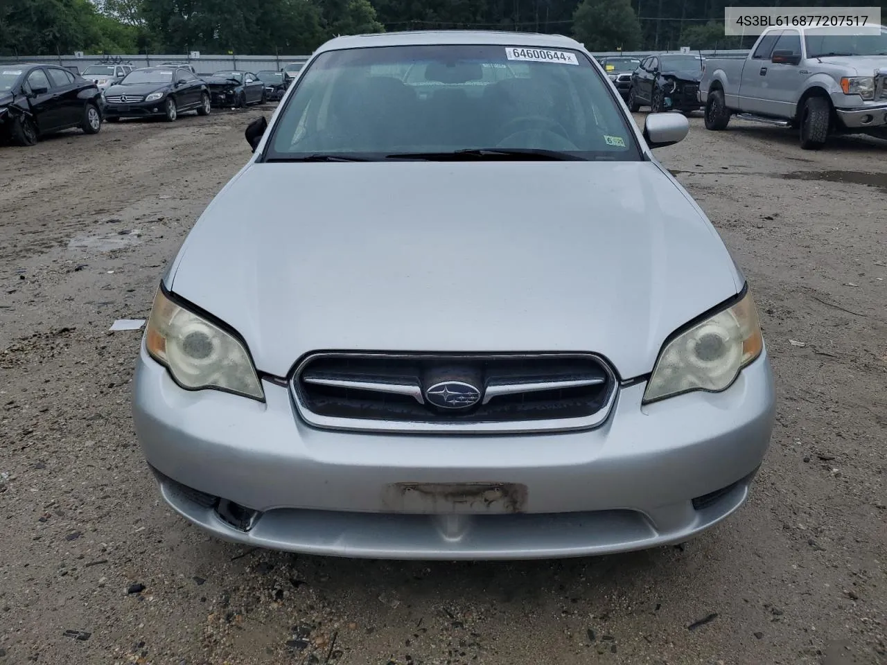 2007 Subaru Legacy 2.5I VIN: 4S3BL616877207517 Lot: 64600644