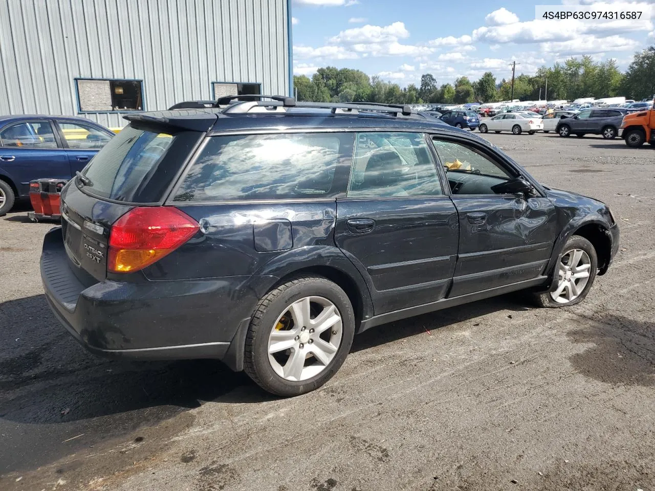 2007 Subaru Legacy Outback VIN: 4S4BP63C974316587 Lot: 69155024