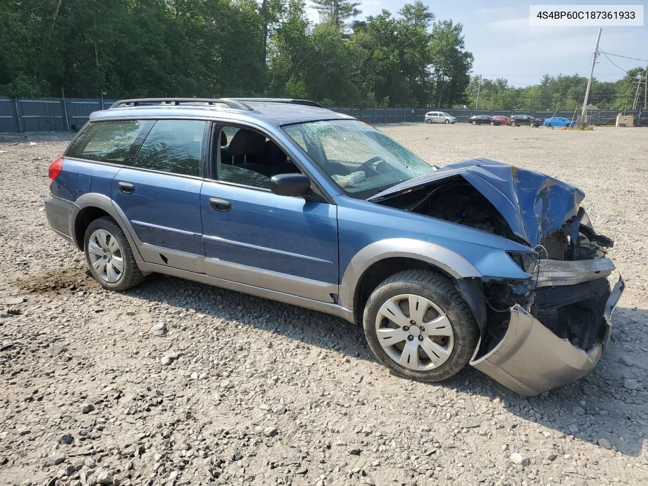 4S4BP60C187361933 2008 Subaru Outback