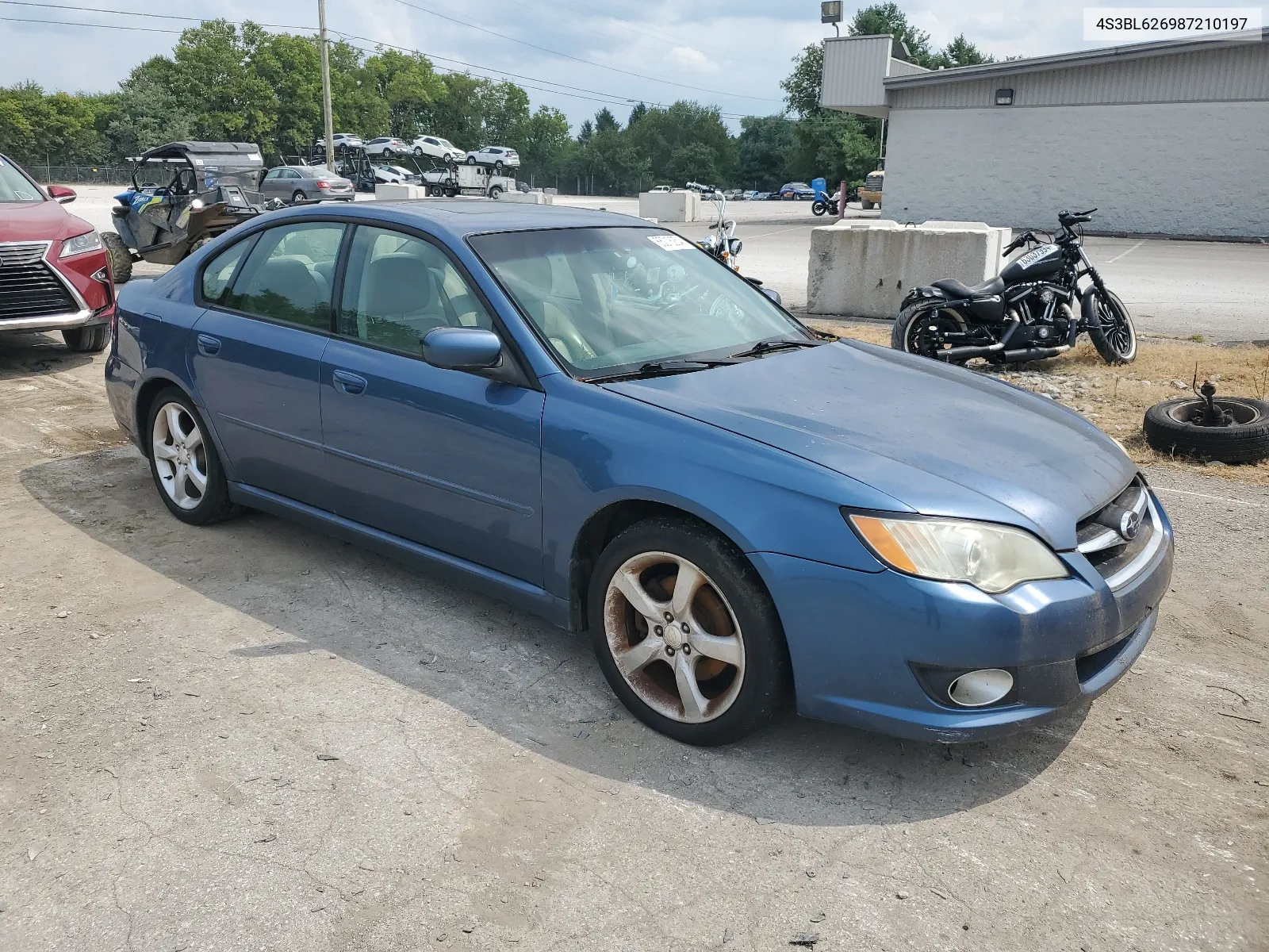 2008 Subaru Legacy 2.5I Limited VIN: 4S3BL626987210197 Lot: 65018254