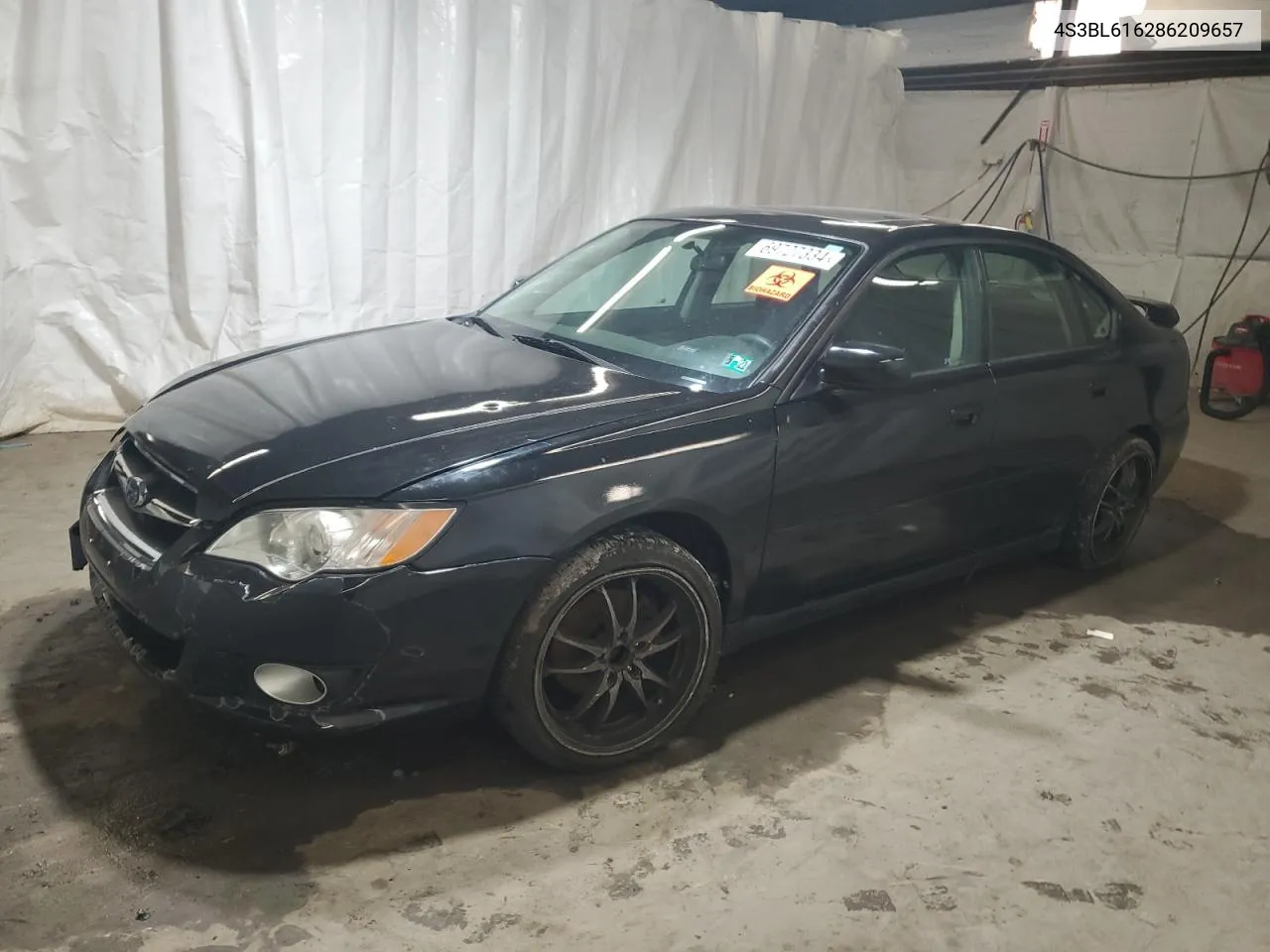 4S3BL616286209657 2008 Subaru Legacy 2.5I