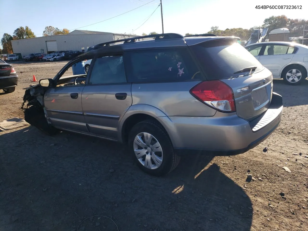 2008 Subaru Outback VIN: 4S4BP60C087323612 Lot: 72652183