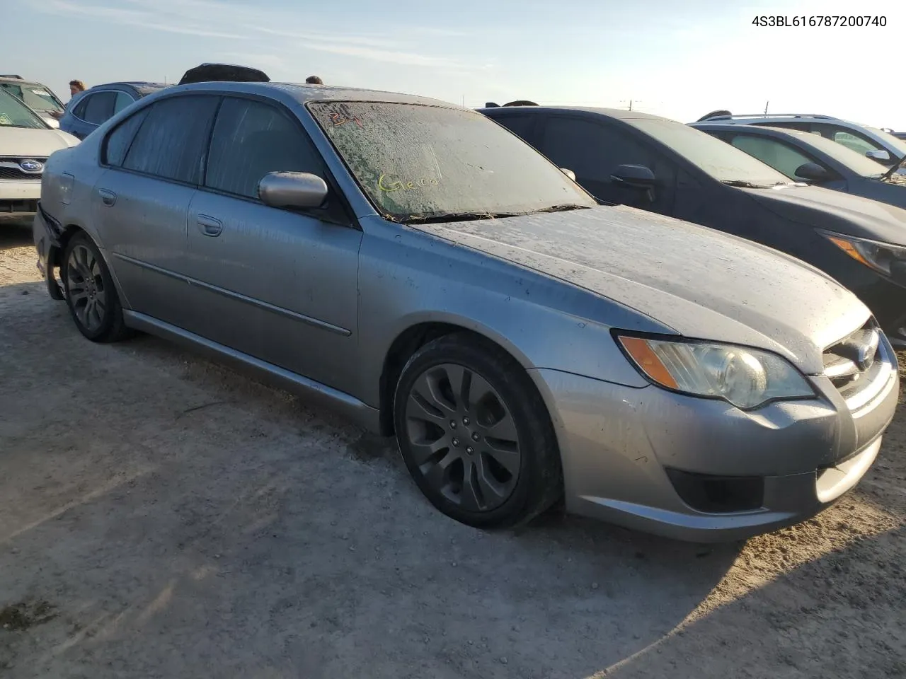 2008 Subaru Legacy 2.5I VIN: 4S3BL616787200740 Lot: 74918794