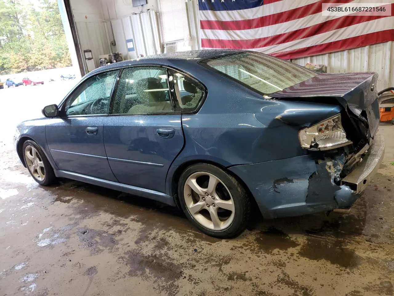 2008 Subaru Legacy 2.5I VIN: 4S3BL616687221546 Lot: 75853714