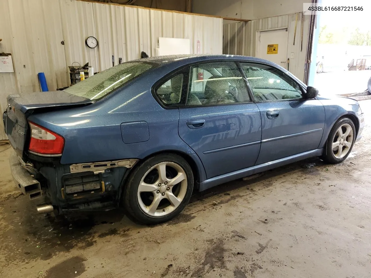 2008 Subaru Legacy 2.5I VIN: 4S3BL616687221546 Lot: 75853714