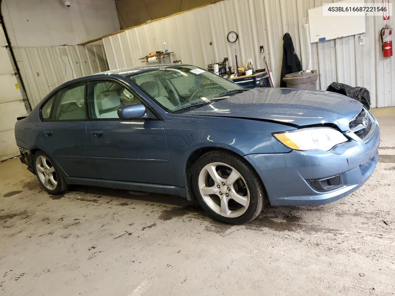 2008 Subaru Legacy 2.5I VIN: 4S3BL616687221546 Lot: 75853714