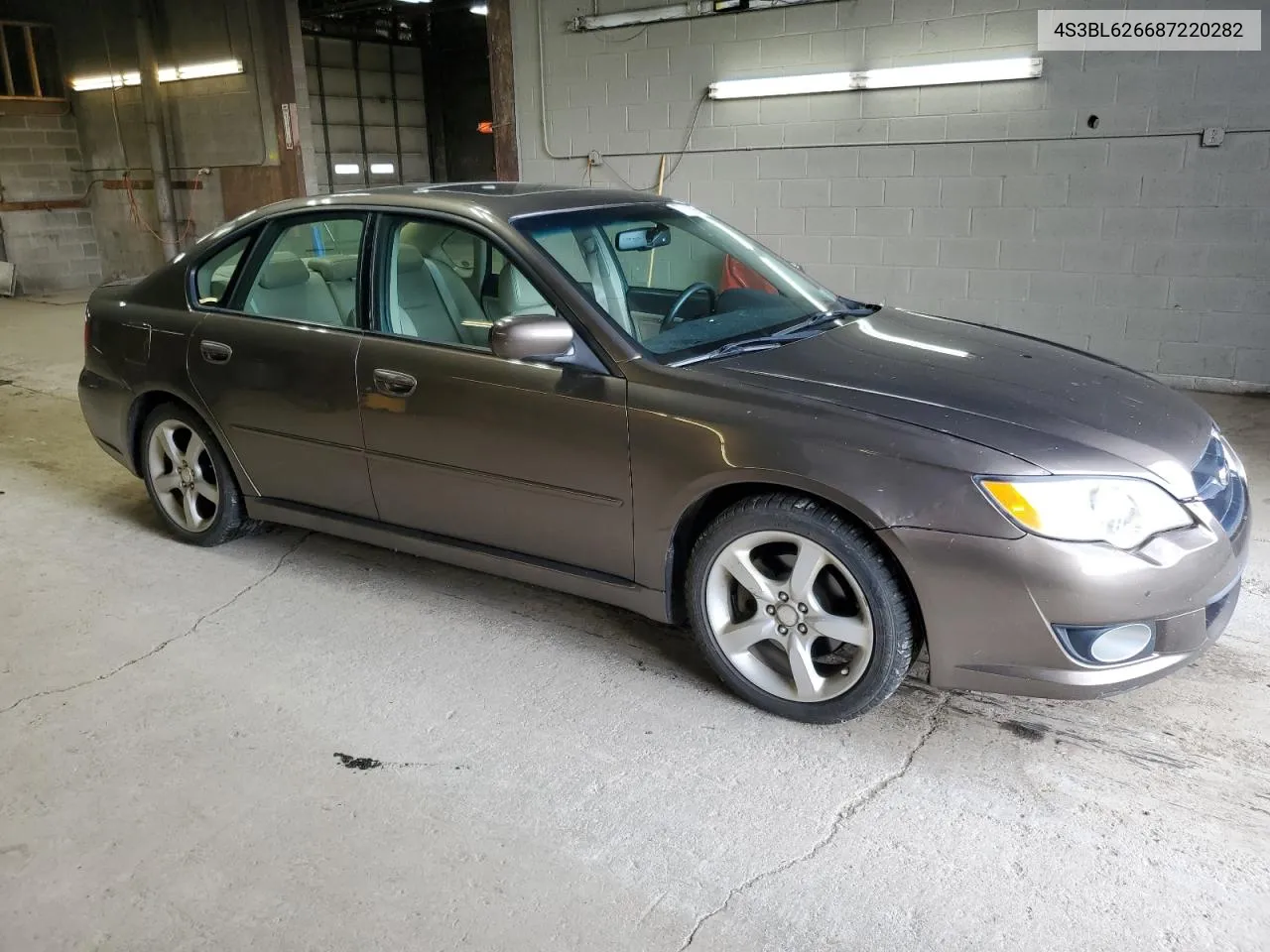 2008 Subaru Legacy 2.5I Limited VIN: 4S3BL626687220282 Lot: 76558994