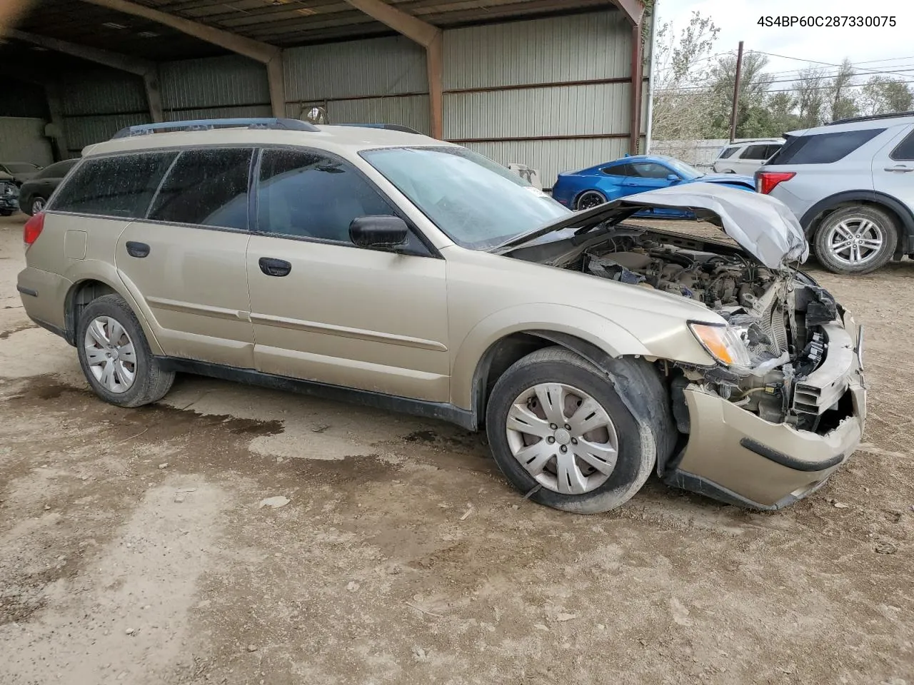 2008 Subaru Outback VIN: 4S4BP60C287330075 Lot: 77699424