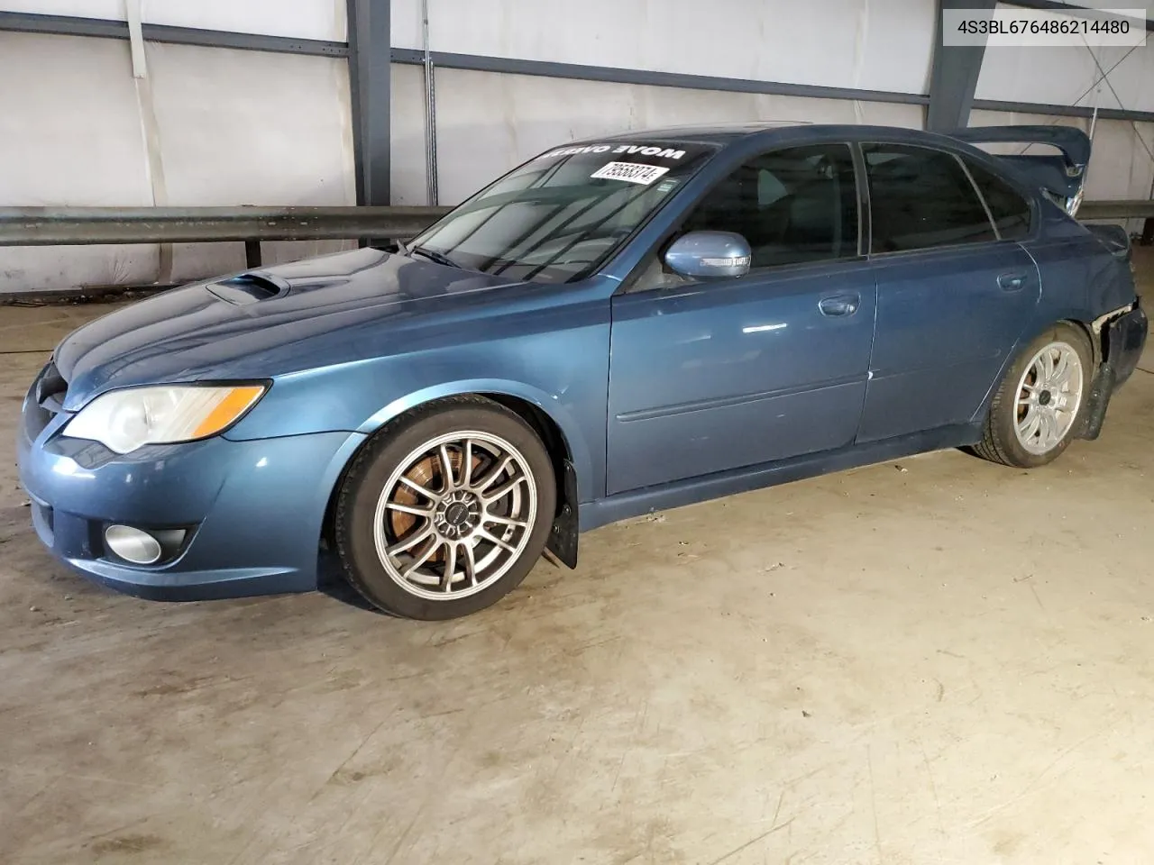 2008 Subaru Legacy Gt Limited VIN: 4S3BL676486214480 Lot: 79558374