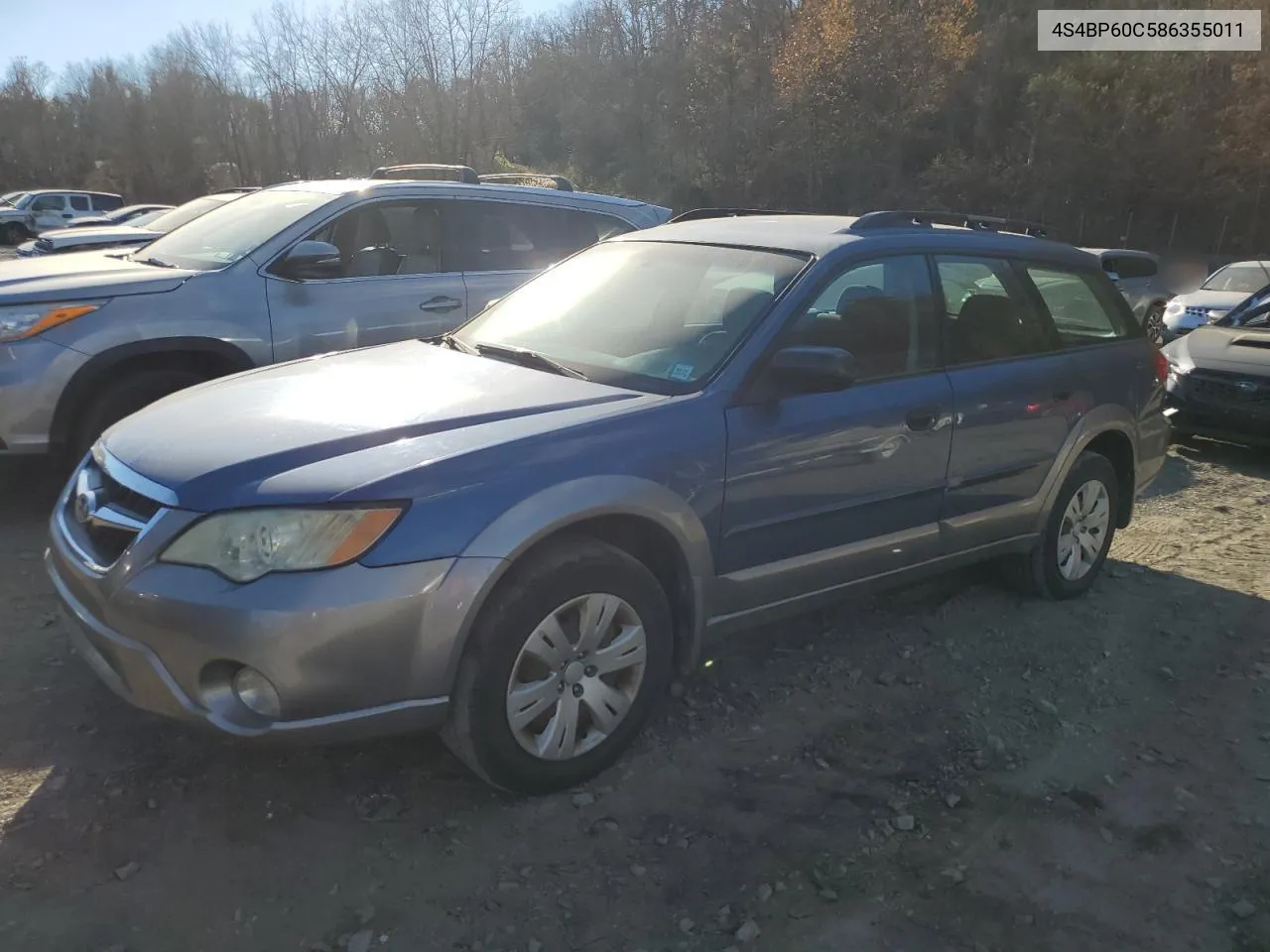 2008 Subaru Outback VIN: 4S4BP60C586355011 Lot: 79960934