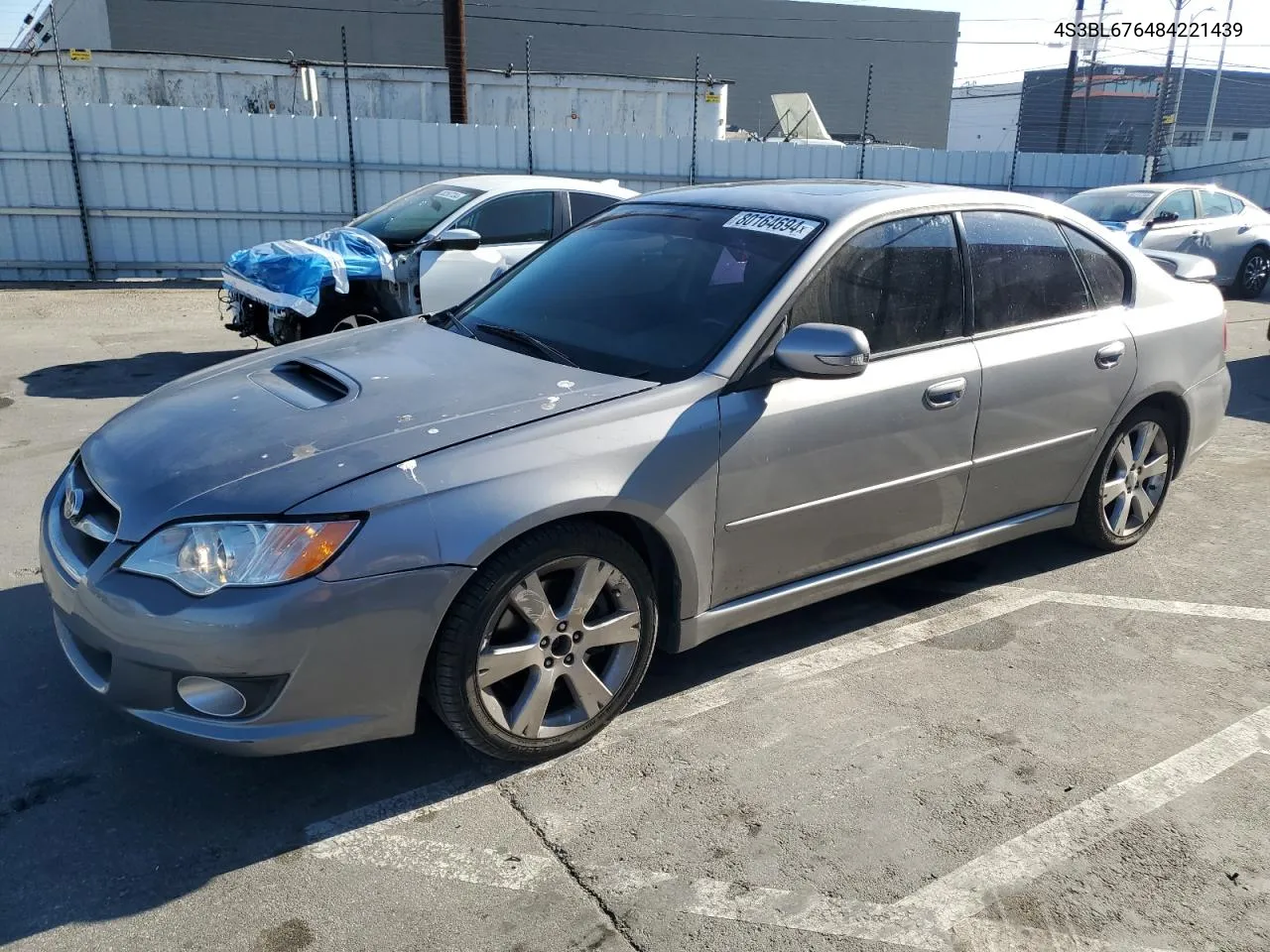 2008 Subaru Legacy Gt Limited VIN: 4S3BL676484221439 Lot: 80164694