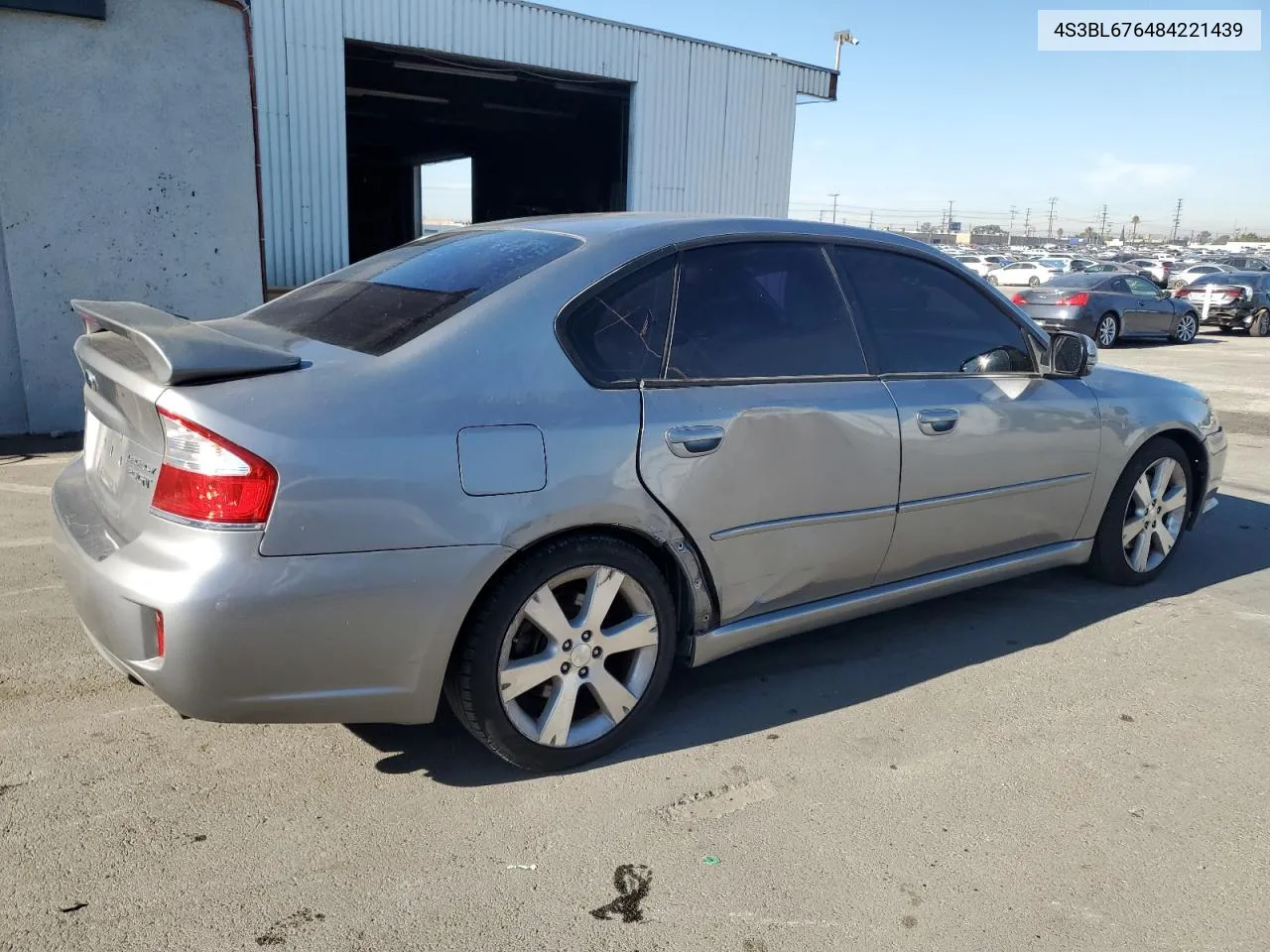 2008 Subaru Legacy Gt Limited VIN: 4S3BL676484221439 Lot: 80164694