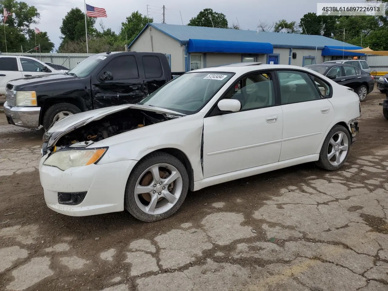 2009 Subaru Legacy 2.5I VIN: 4S3BL616897226913 Lot: 57243494