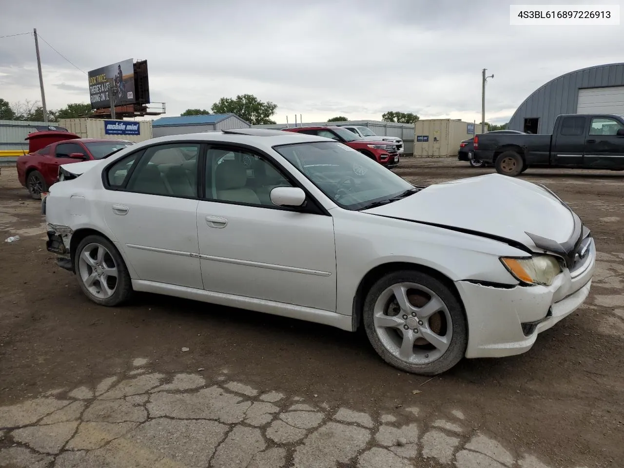 2009 Subaru Legacy 2.5I VIN: 4S3BL616897226913 Lot: 57243494