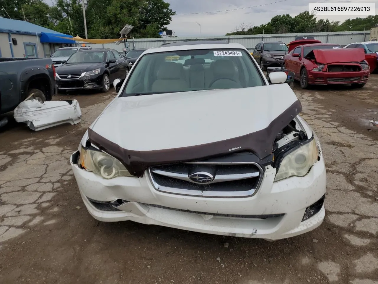 2009 Subaru Legacy 2.5I VIN: 4S3BL616897226913 Lot: 57243494