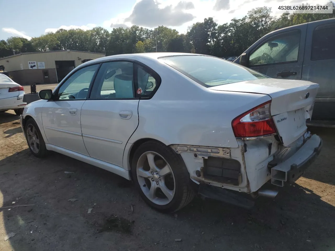 2009 Subaru Legacy 2.5I Limited VIN: 4S3BL626897214744 Lot: 70203324