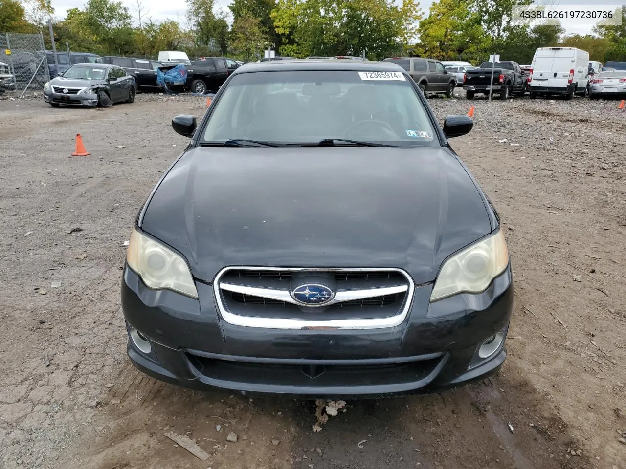 2009 Subaru Legacy 2.5I Limited VIN: 4S3BL626197230736 Lot: 72365974