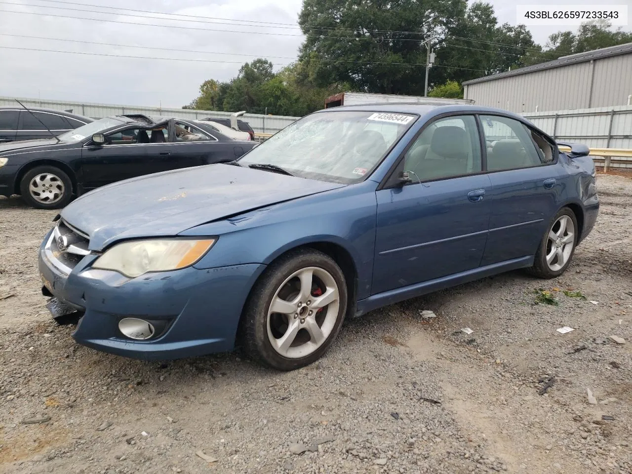 2009 Subaru Legacy 2.5I Limited VIN: 4S3BL626597233543 Lot: 74596544