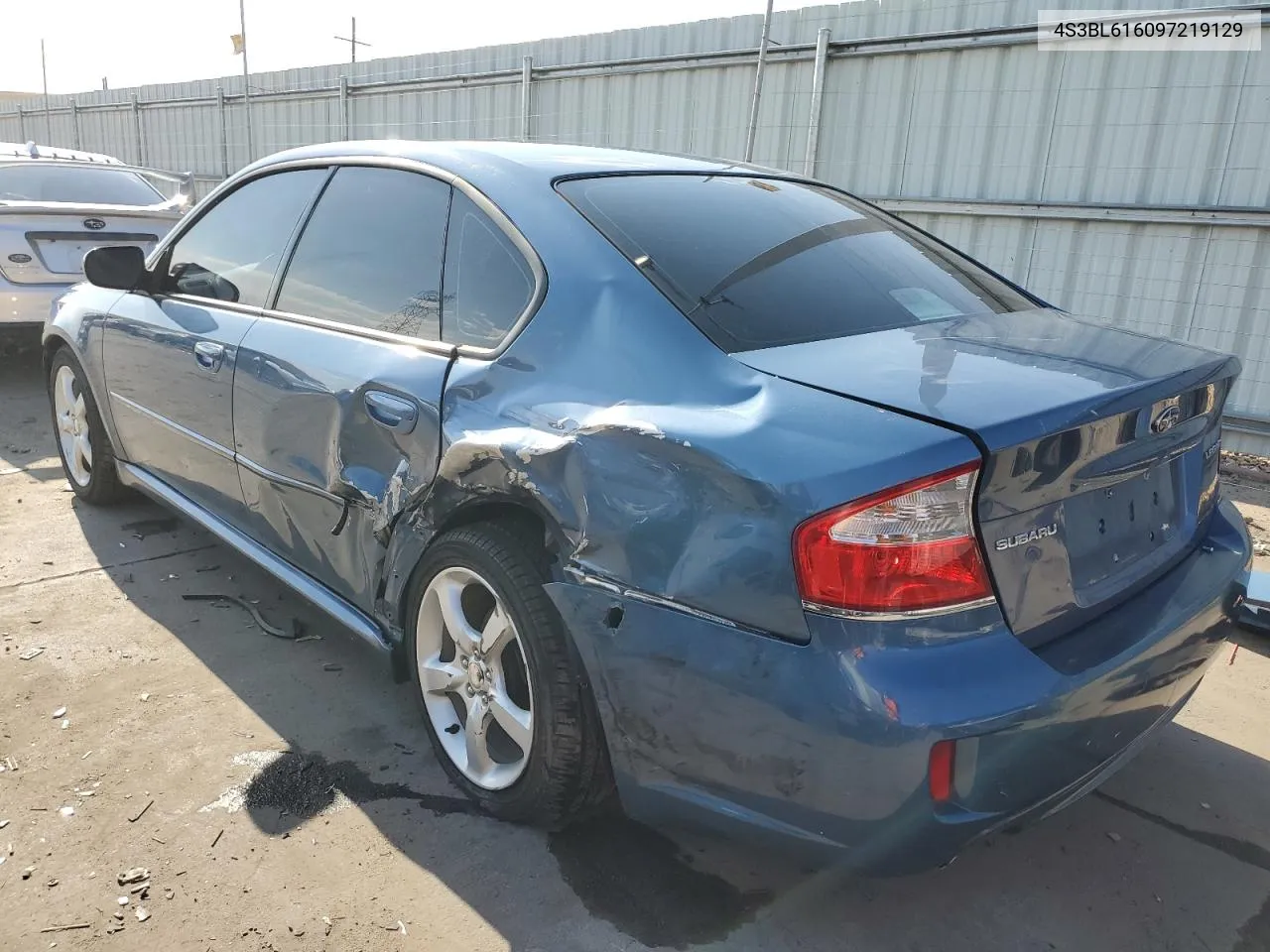 2009 Subaru Legacy 2.5I VIN: 4S3BL616097219129 Lot: 76176674