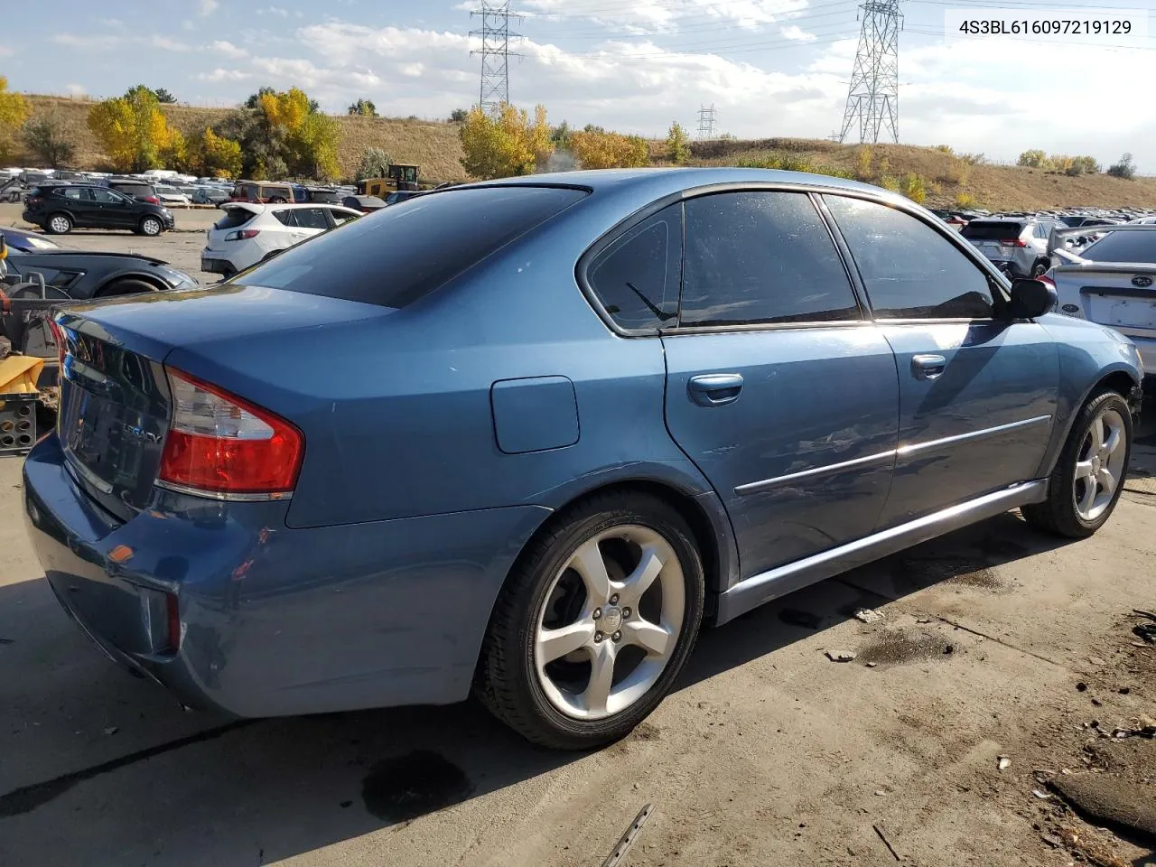 2009 Subaru Legacy 2.5I VIN: 4S3BL616097219129 Lot: 76176674