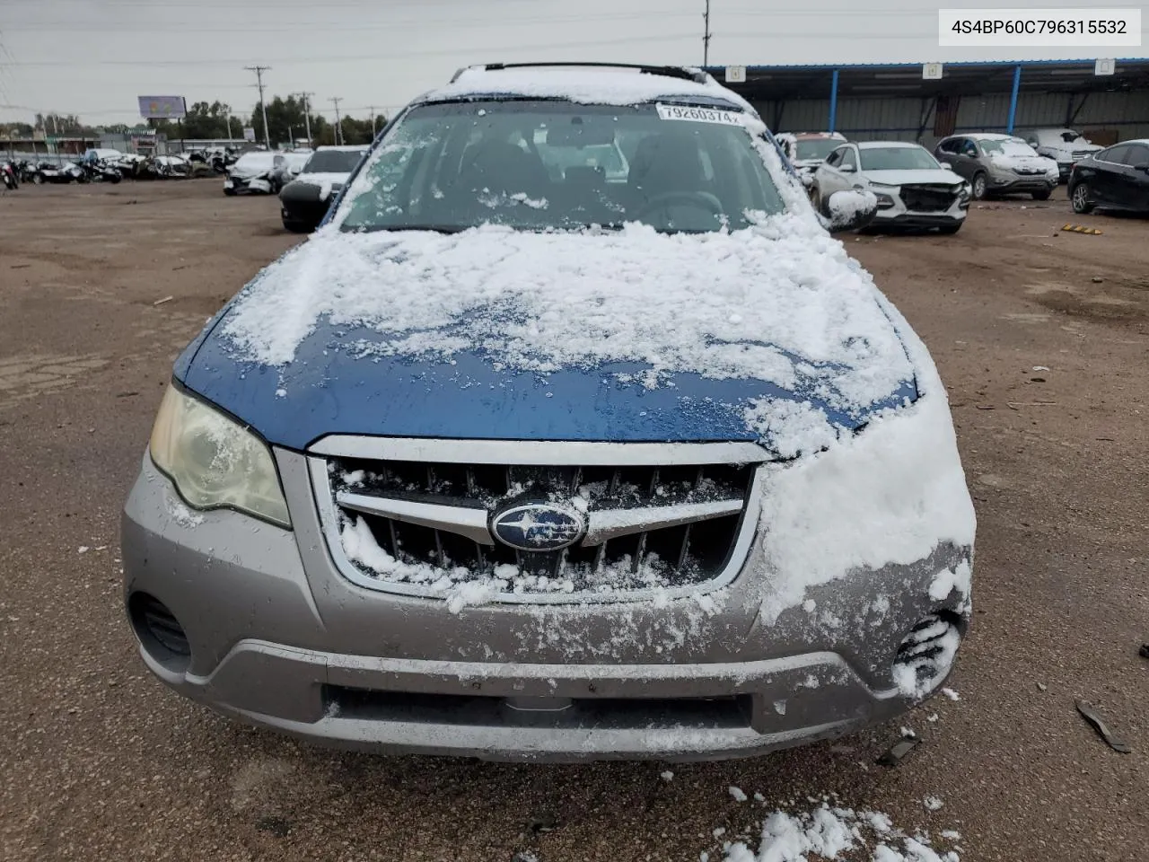 2009 Subaru Outback VIN: 4S4BP60C796315532 Lot: 79260374