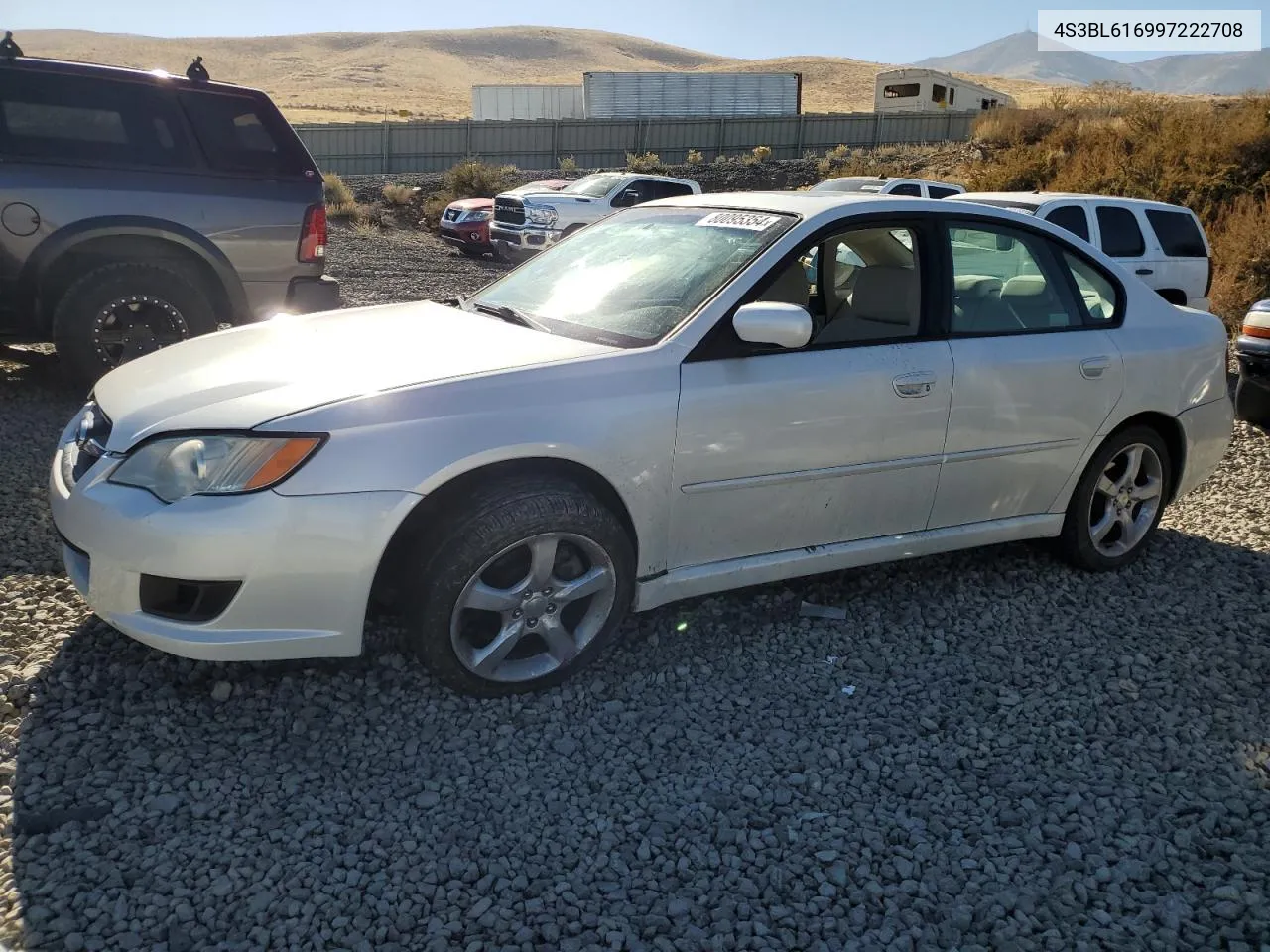 2009 Subaru Legacy 2.5I VIN: 4S3BL616997222708 Lot: 80095354