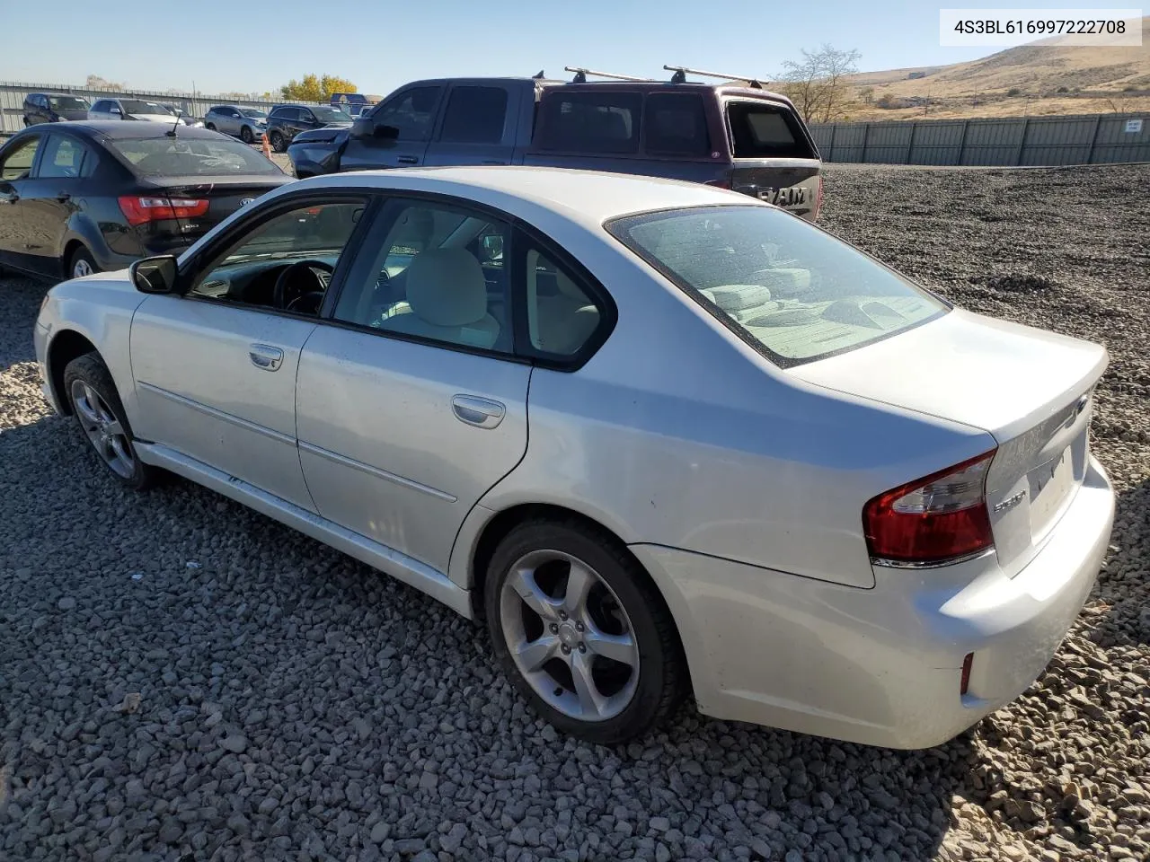 2009 Subaru Legacy 2.5I VIN: 4S3BL616997222708 Lot: 80095354