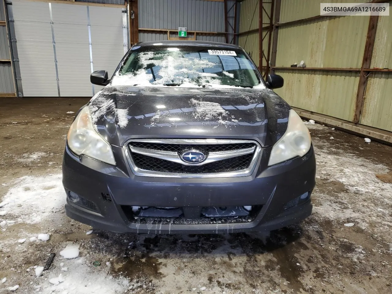 2010 Subaru Legacy 2.5I VIN: 4S3BMGA69A1216689 Lot: 39573104