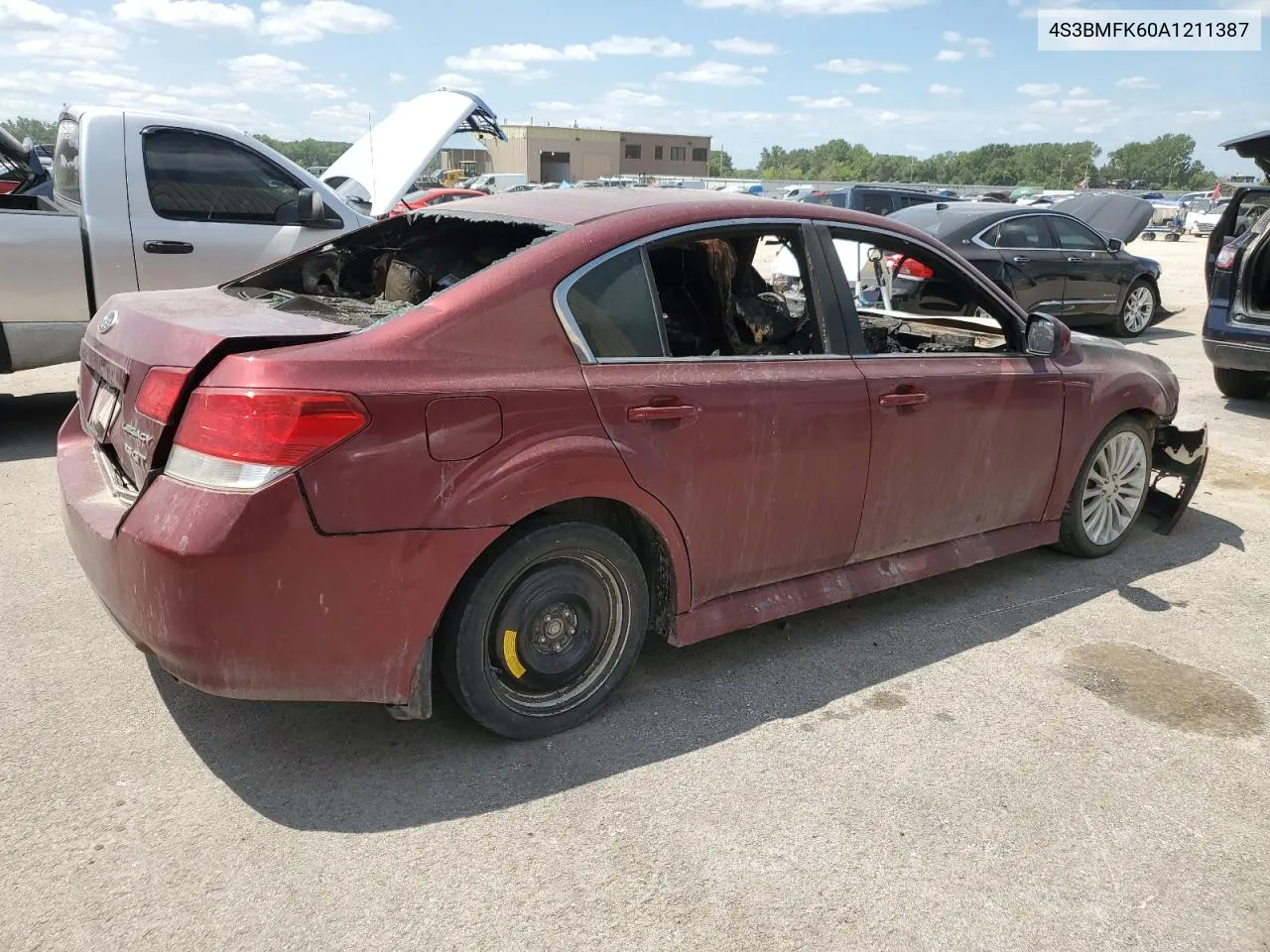 2010 Subaru Legacy 2.5Gt Limited VIN: 4S3BMFK60A1211387 Lot: 63551324