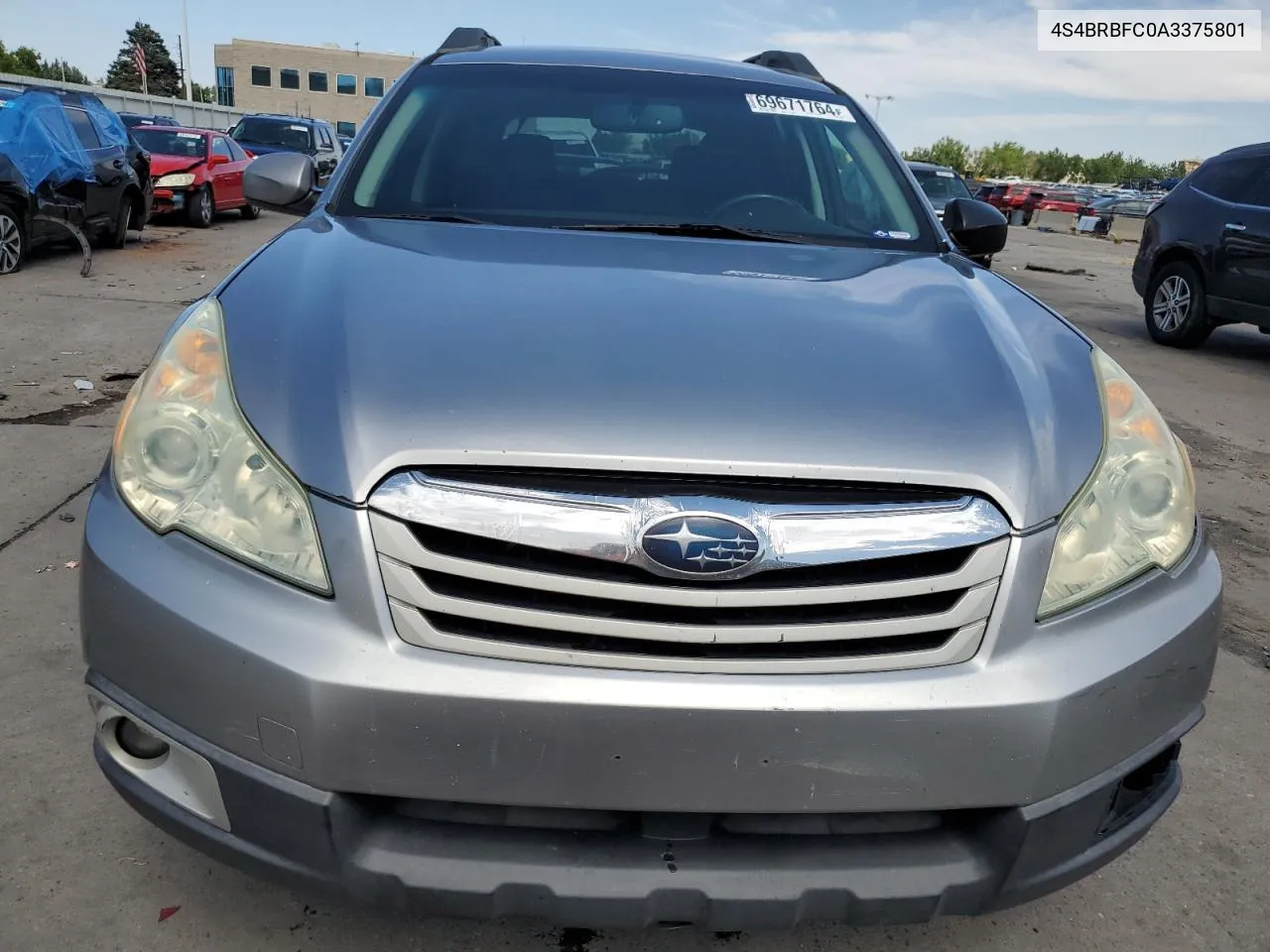 2010 Subaru Outback 2.5I Premium VIN: 4S4BRBFC0A3375801 Lot: 69671764