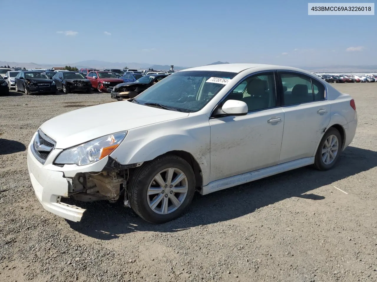 2010 Subaru Legacy 2.5I Premium VIN: 4S3BMCC69A3226018 Lot: 70288764