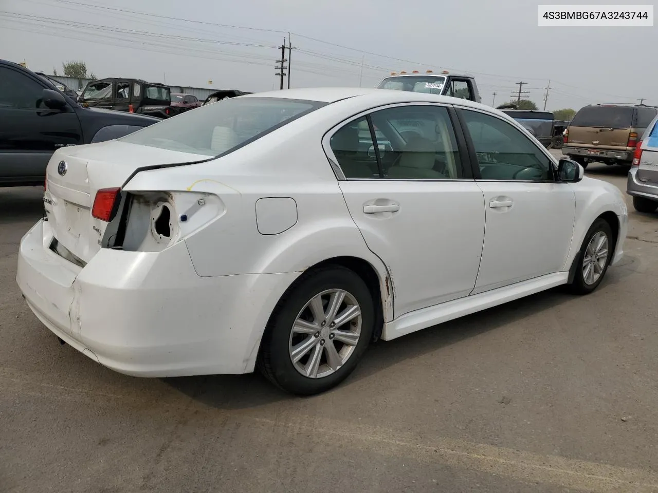 2010 Subaru Legacy 2.5I Premium VIN: 4S3BMBG67A3243744 Lot: 71038024