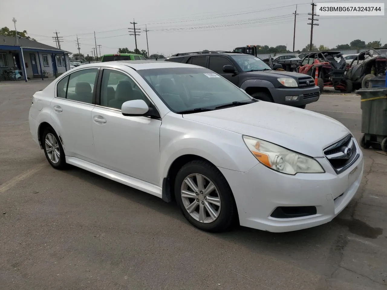 2010 Subaru Legacy 2.5I Premium VIN: 4S3BMBG67A3243744 Lot: 71038024