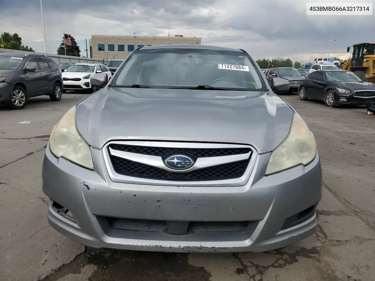 2010 Subaru Legacy 2.5I Premium VIN: 4S3BMBG66A3217314 Lot: 71227684