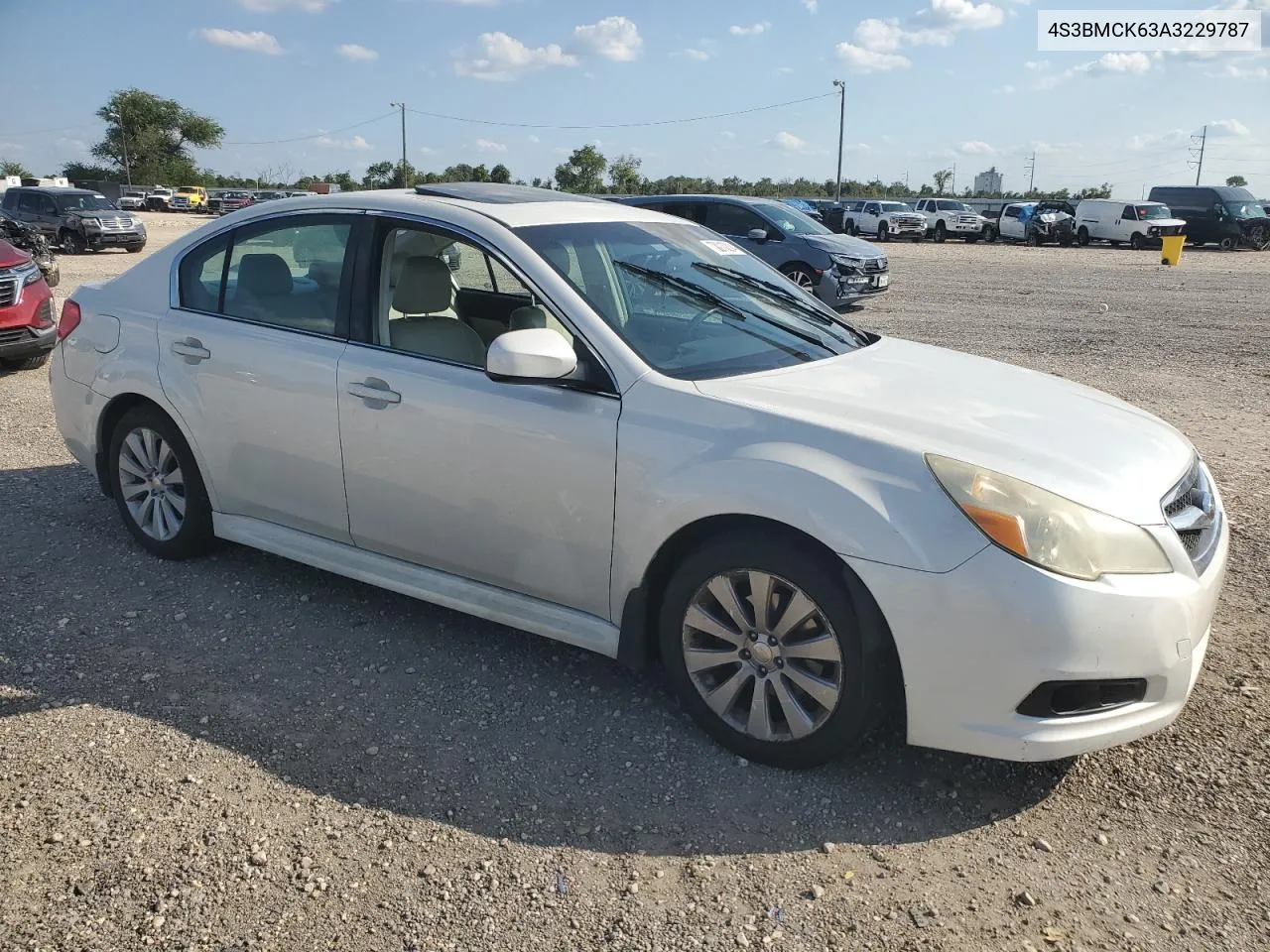 2010 Subaru Legacy 2.5I Limited VIN: 4S3BMCK63A3229787 Lot: 72010204