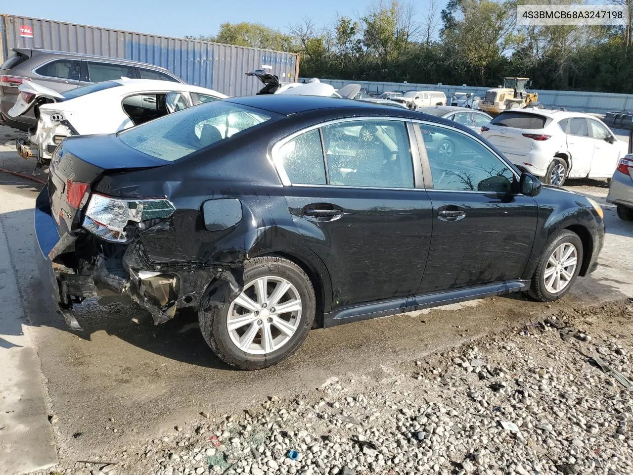 2010 Subaru Legacy 2.5I Premium VIN: 4S3BMCB68A3247198 Lot: 72125064