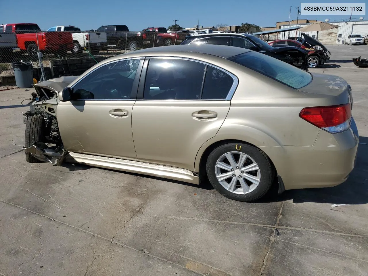 2010 Subaru Legacy 2.5I Premium VIN: 4S3BMCC69A3211132 Lot: 74170234