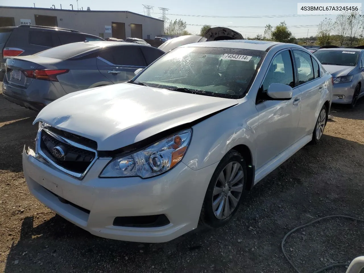 2010 Subaru Legacy 2.5I Limited VIN: 4S3BMCL67A3245456 Lot: 74543114