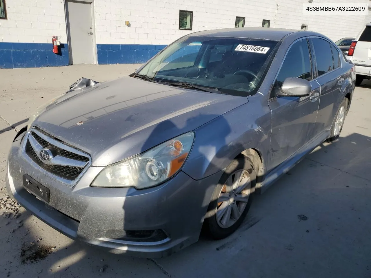 2010 Subaru Legacy 2.5I Premium VIN: 4S3BMBB67A3222609 Lot: 74816064