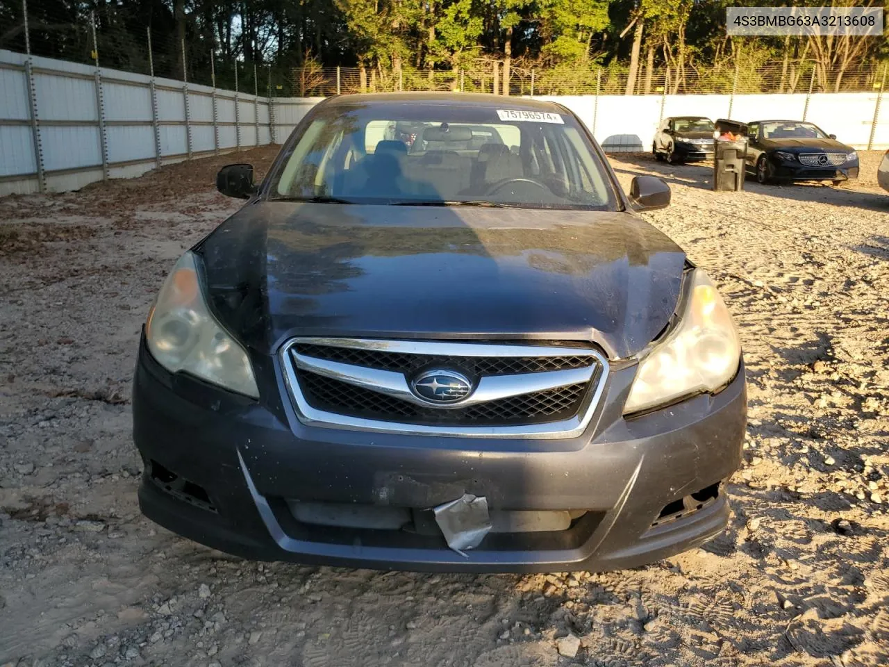 2010 Subaru Legacy 2.5I Premium VIN: 4S3BMBG63A3213608 Lot: 75796574