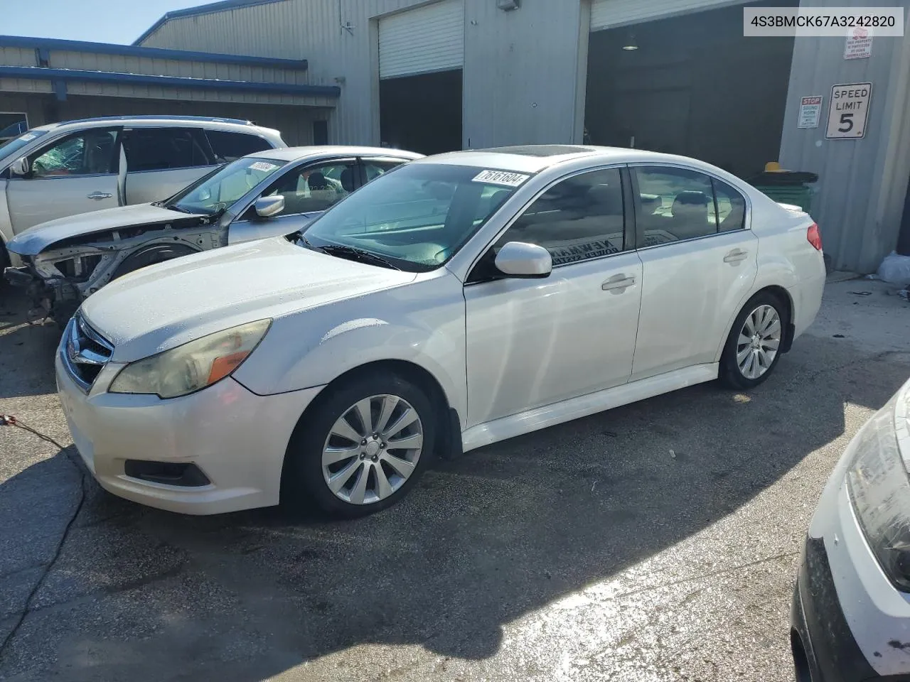 2010 Subaru Legacy 2.5I Limited VIN: 4S3BMCK67A3242820 Lot: 76161604