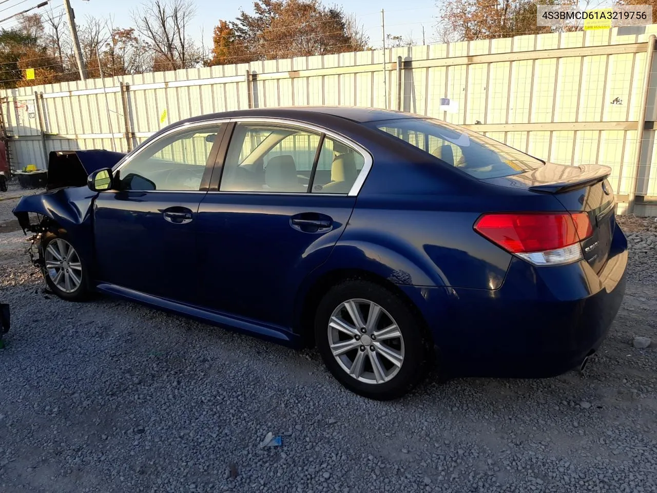 2010 Subaru Legacy 2.5I Premium VIN: 4S3BMCD61A3219756 Lot: 77452244