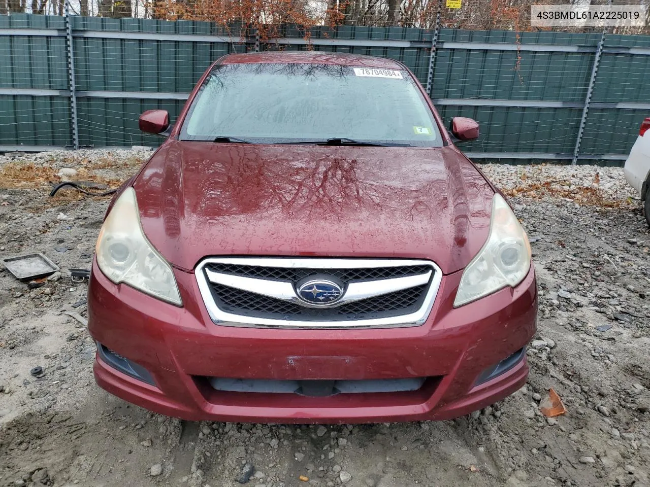 2010 Subaru Legacy 3.6R Limited VIN: 4S3BMDL61A2225019 Lot: 78704984