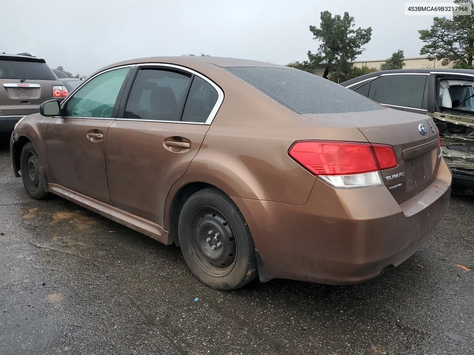 2011 Subaru Legacy 2.5I VIN: 4S3BMCA69B3217968 Lot: 40092714