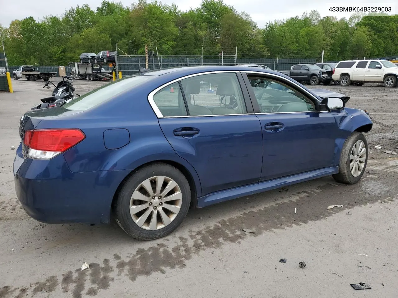 2011 Subaru Legacy 2.5I Limited VIN: 4S3BMBK64B3229003 Lot: 53739094