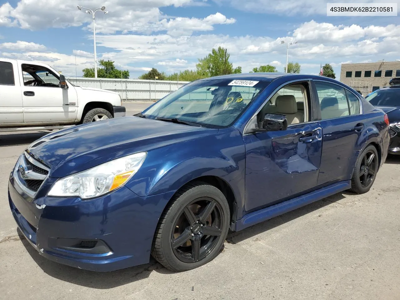 2011 Subaru Legacy 3.6R Limited VIN: 4S3BMDK62B2210581 Lot: 54259124