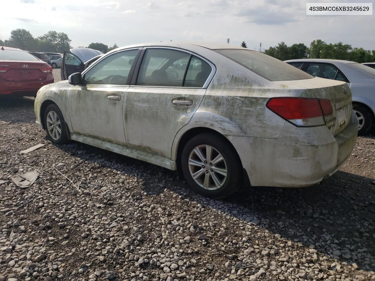 2011 Subaru Legacy 2.5I Premium VIN: 4S3BMCC6XB3245629 Lot: 55276114