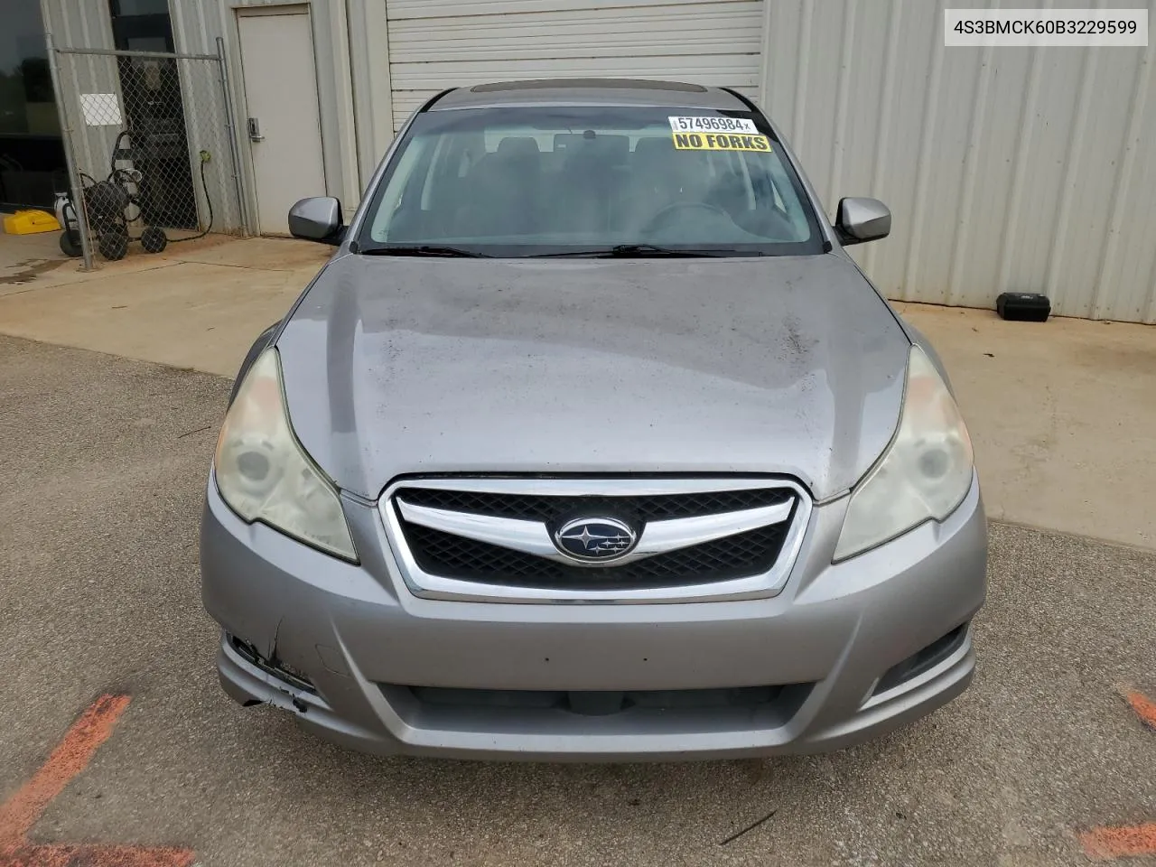 4S3BMCK60B3229599 2011 Subaru Legacy 2.5I Limited